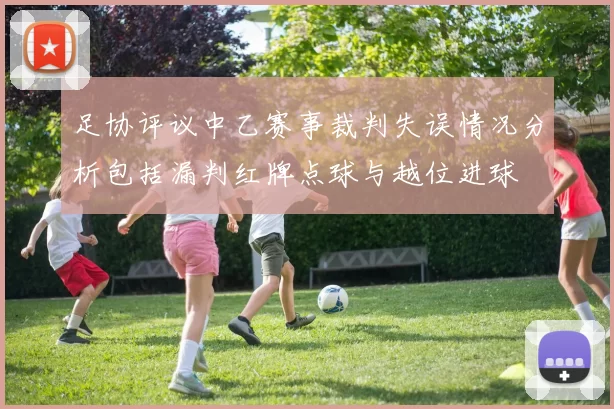 足协评议中乙赛事裁判失误情况分析包括漏判红牌点球与越位进球