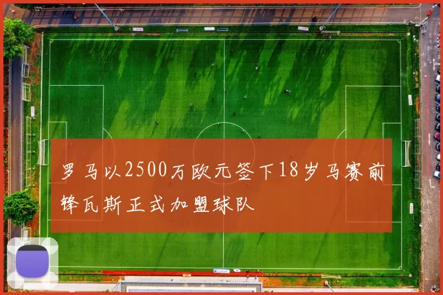 罗马以2500万欧元签下18岁马赛前锋瓦斯正式加盟球队